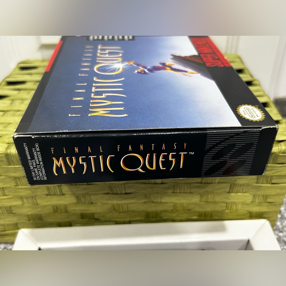 Final Fantasy Mystic Quest SNES Complete in Box CIB w/ Manual Authentic - Picture 10 of 10